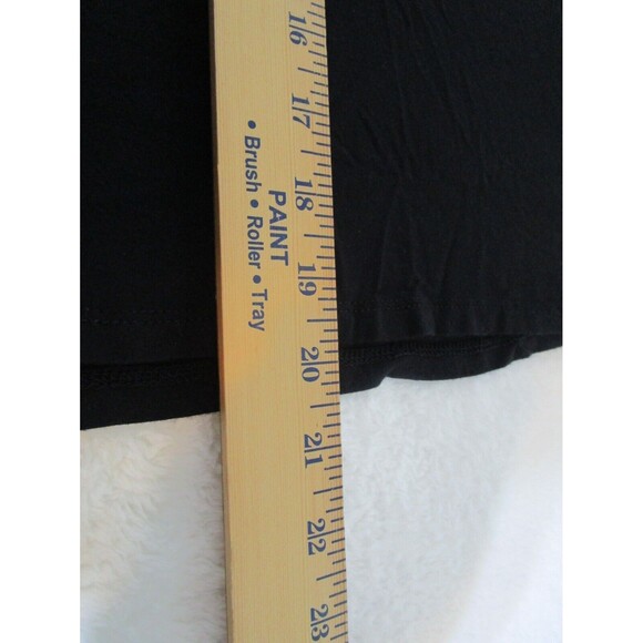 Lane Bryant Womens Black Top Size 14/16 Long Sleeve Keyhole Back - Picture 6 of 8